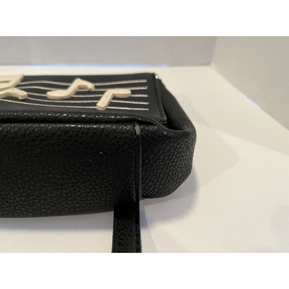 Charming Charlie Music Note Black Small Crossbody Purse - Picture 6 of 11